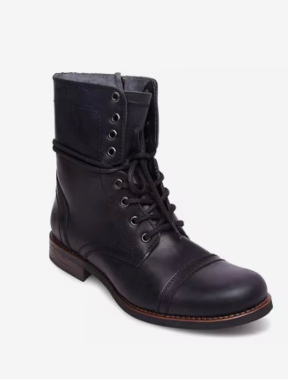 Steve Madden Leather Troopah Boots